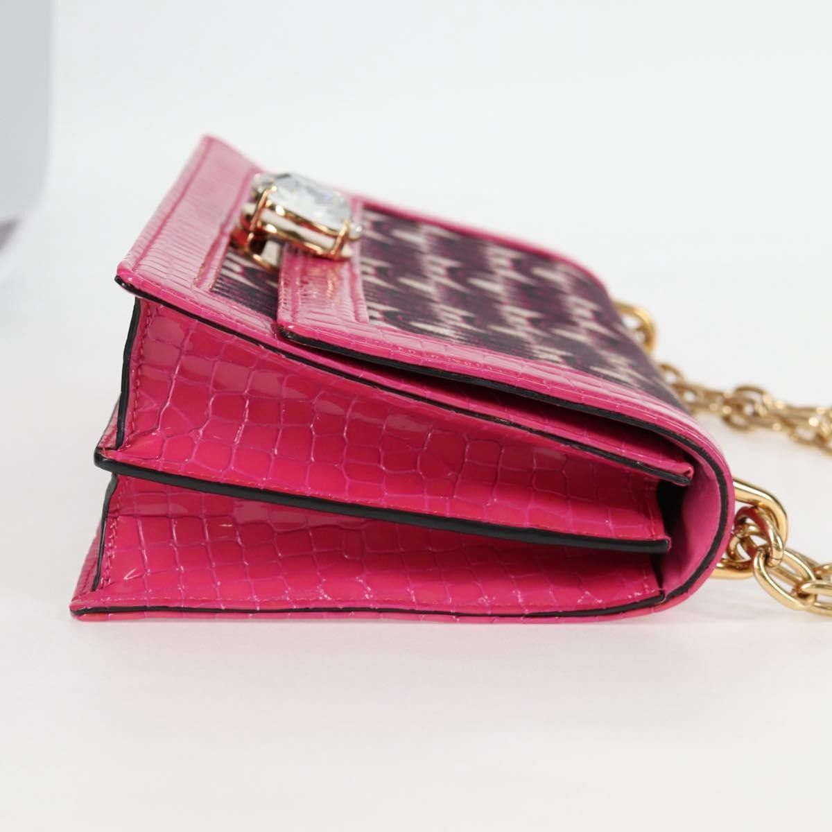 Miu Miu Miu Miu Chain Shoulder Bag Canvas Size ONE SIZE - 4 Thumbnail