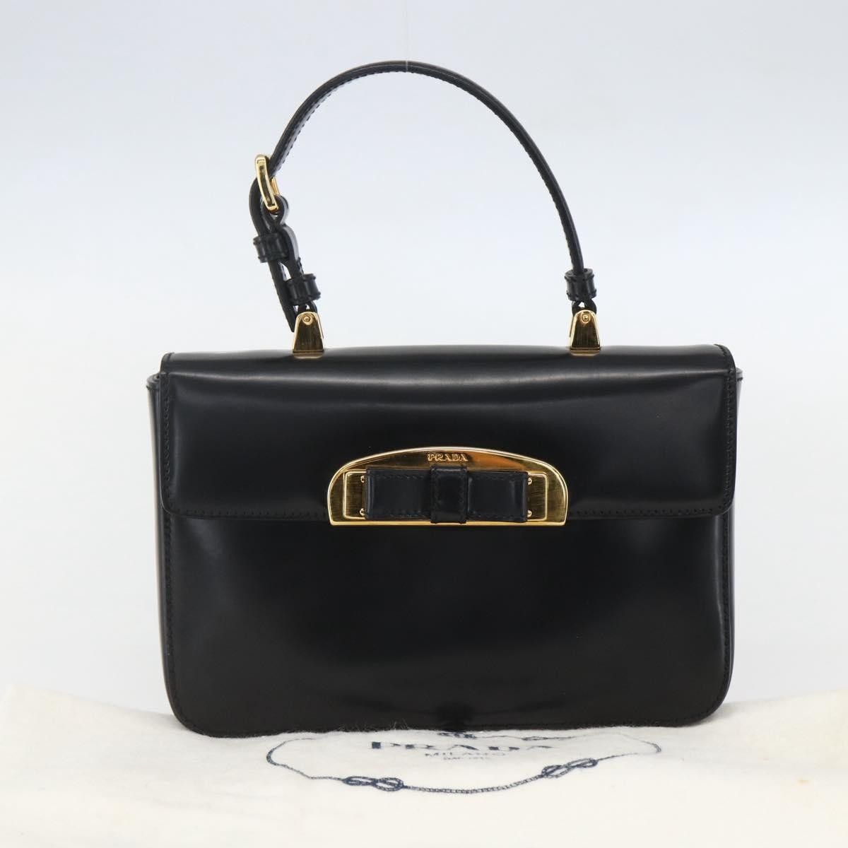 Prada Prada Bow Top handle bag Leather Size ONE SIZE - 14 Thumbnail
