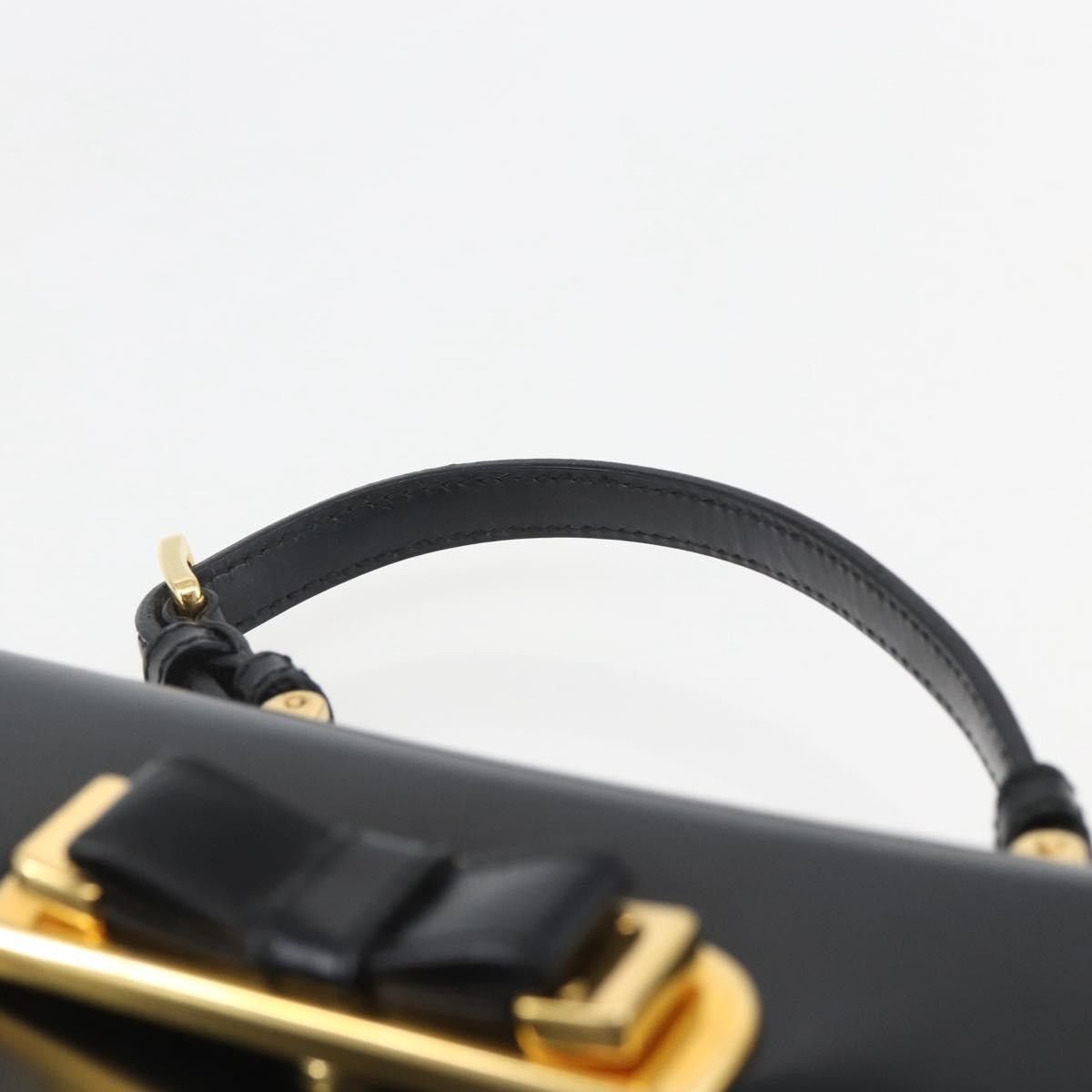 Prada Prada Bow Top handle bag Leather Size ONE SIZE - 18 Thumbnail