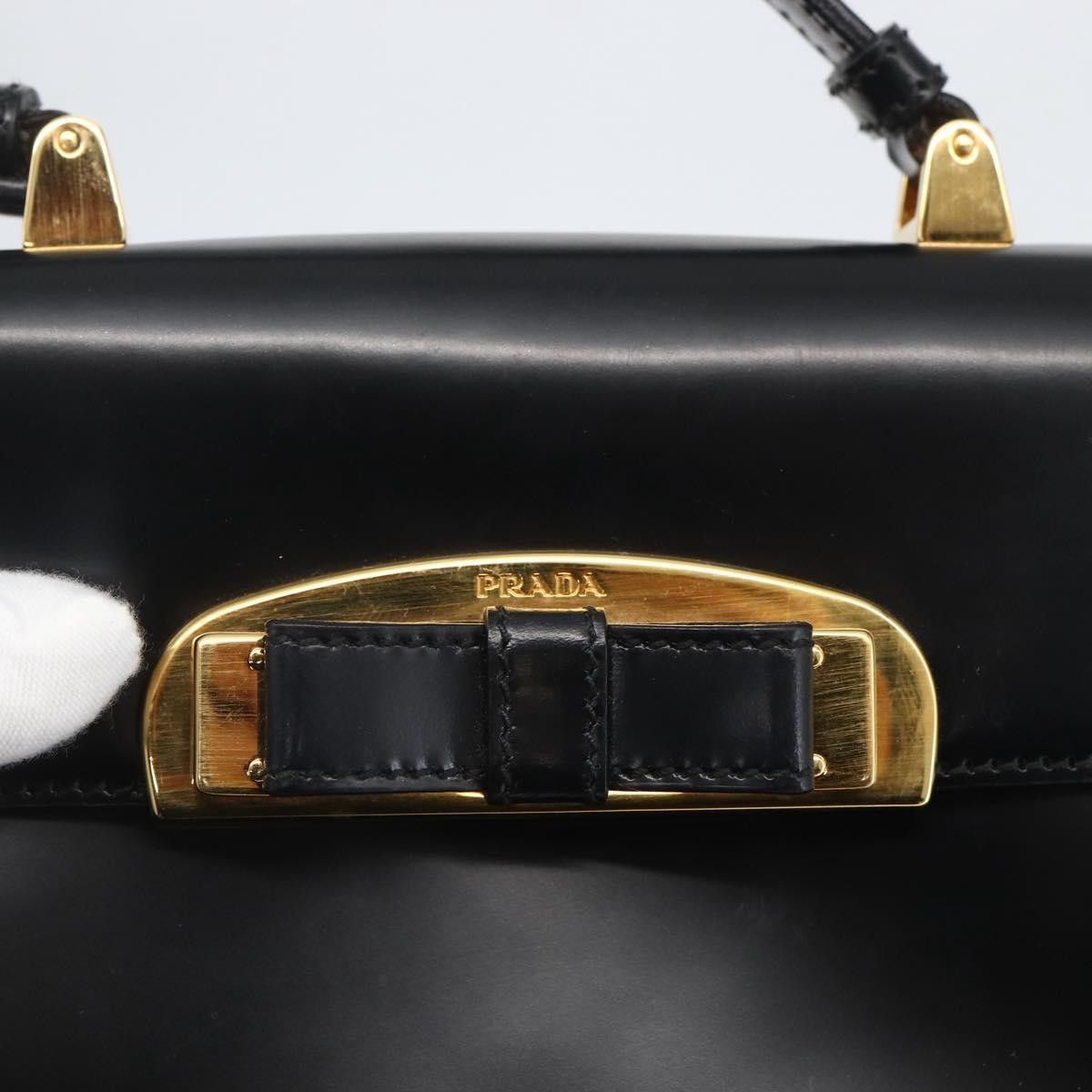 Prada Prada Bow Top handle bag Leather Size ONE SIZE - 13 Thumbnail