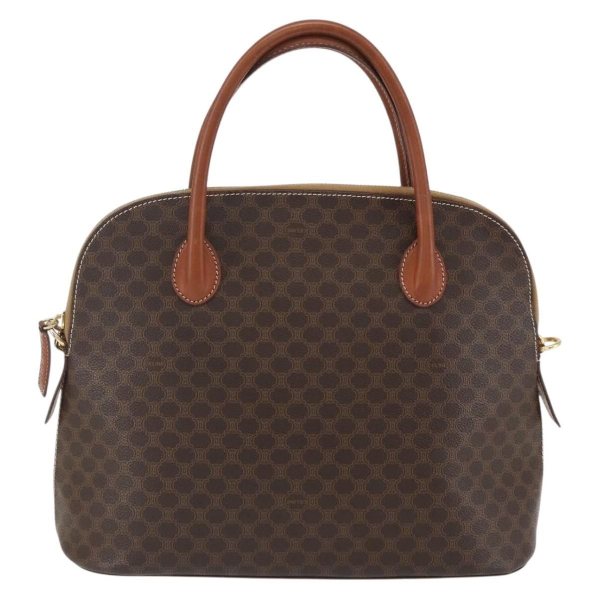 Celine Celine Vintage Macadam Handbag Canvas and Leather Size ONE SIZE - 18 Thumbnail
