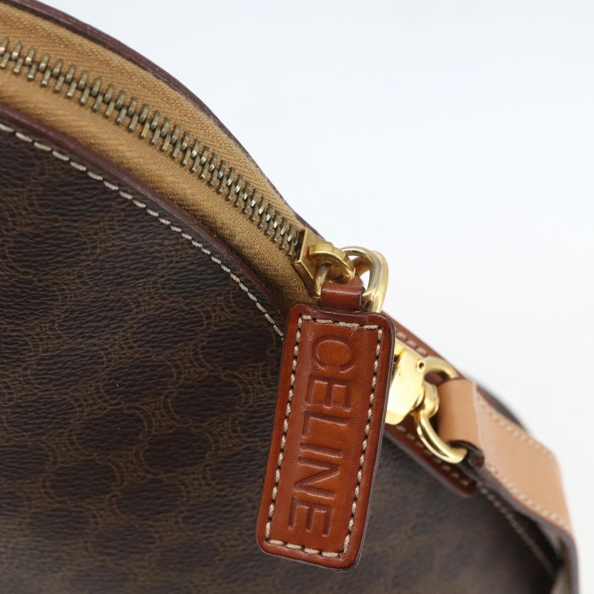 Celine Celine Vintage Macadam Handbag Canvas and Leather Size ONE SIZE - 17 Thumbnail