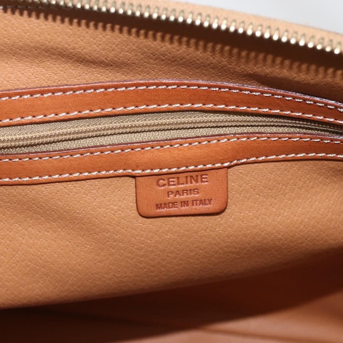 Celine Celine Vintage Macadam Handbag Canvas and Leather Size ONE SIZE - 6 Thumbnail