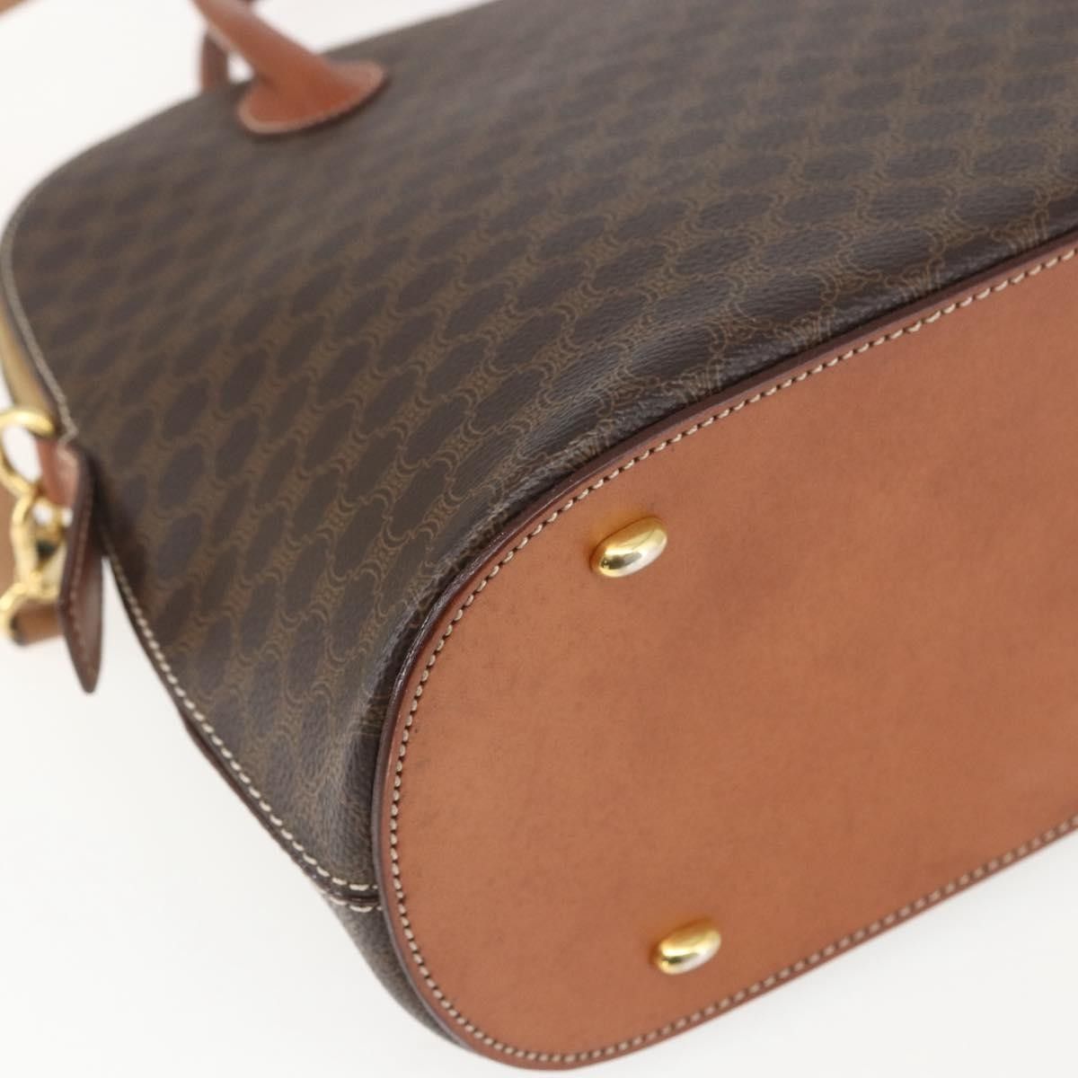 Celine Celine Vintage Macadam Handbag Canvas and Leather Size ONE SIZE - 11 Thumbnail