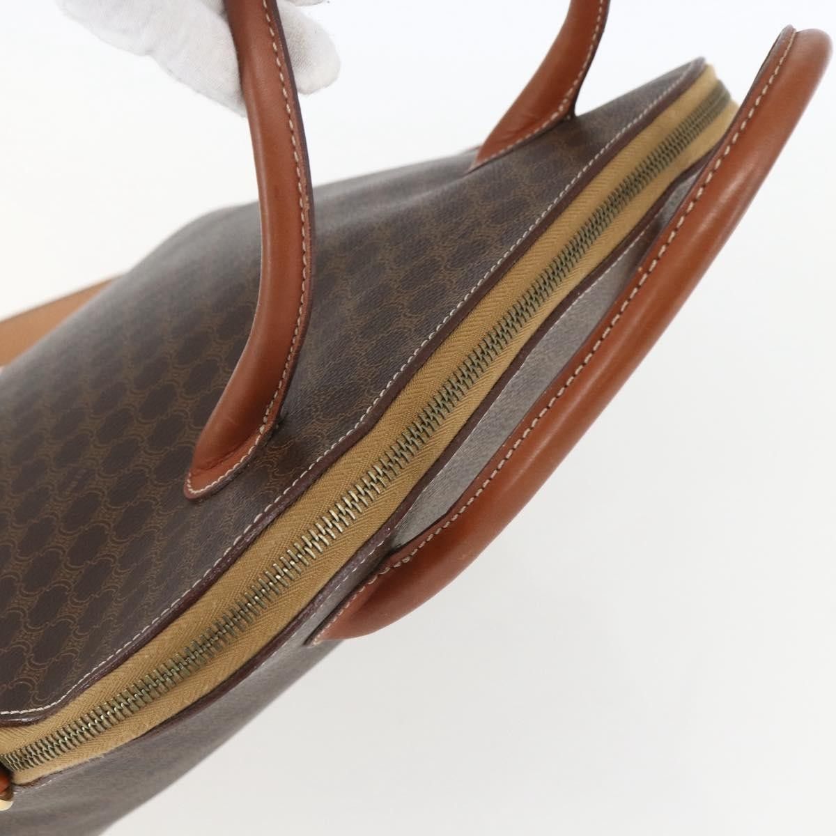 Celine Celine Vintage Macadam Handbag Canvas and Leather Size ONE SIZE - 15 Thumbnail