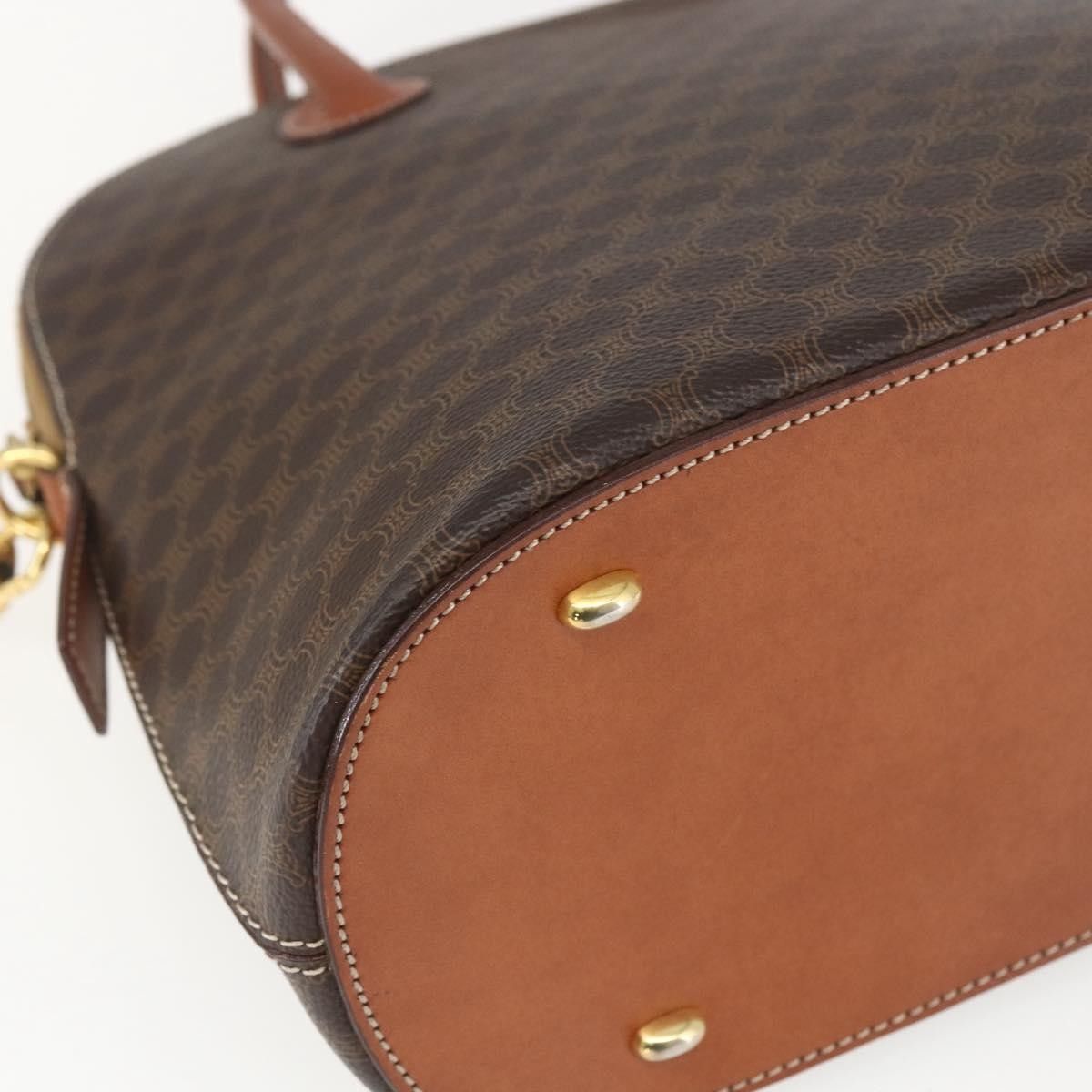 Celine Celine Vintage Macadam Handbag Canvas and Leather Size ONE SIZE - 10 Thumbnail