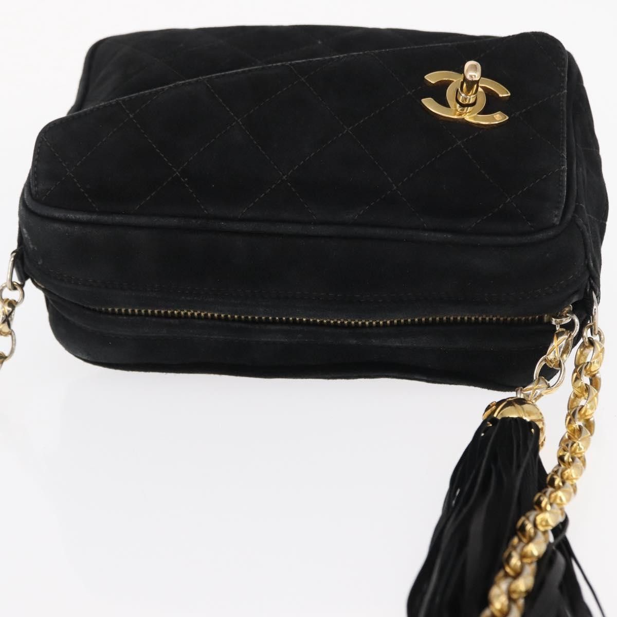 Chanel Chanel Vintage Front Pocket Camera Bag Quilted Suede Size ONE SIZE - 16 Thumbnail