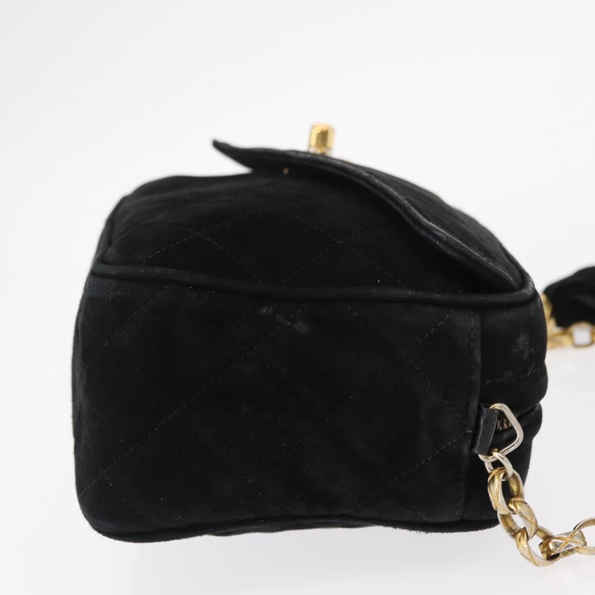 Chanel Chanel Vintage Front Pocket Camera Bag Quilted Suede Size ONE SIZE - 3 Thumbnail