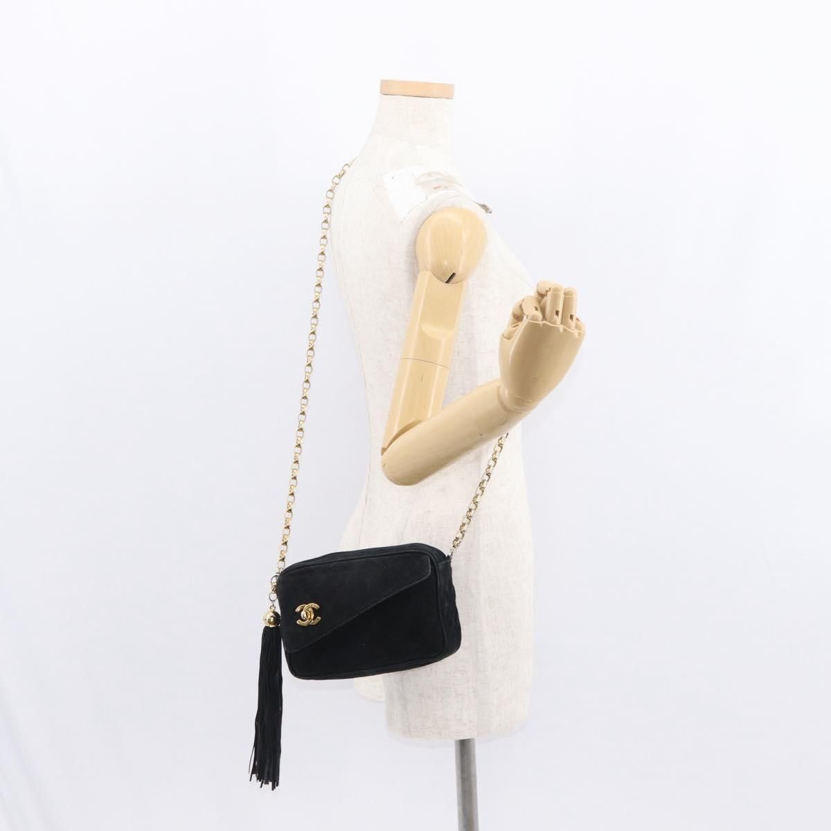 Chanel Chanel Vintage Front Pocket Camera Bag Quilted Suede Size ONE SIZE - 14 Thumbnail