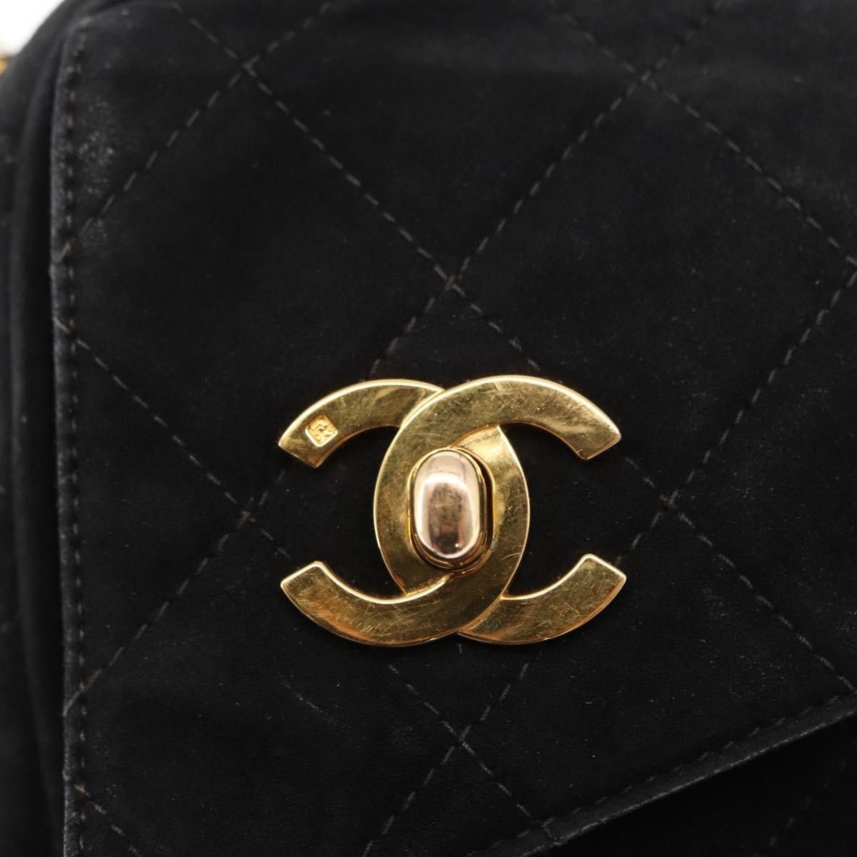Chanel Chanel Vintage Front Pocket Camera Bag Quilted Suede Size ONE SIZE - 13 Thumbnail