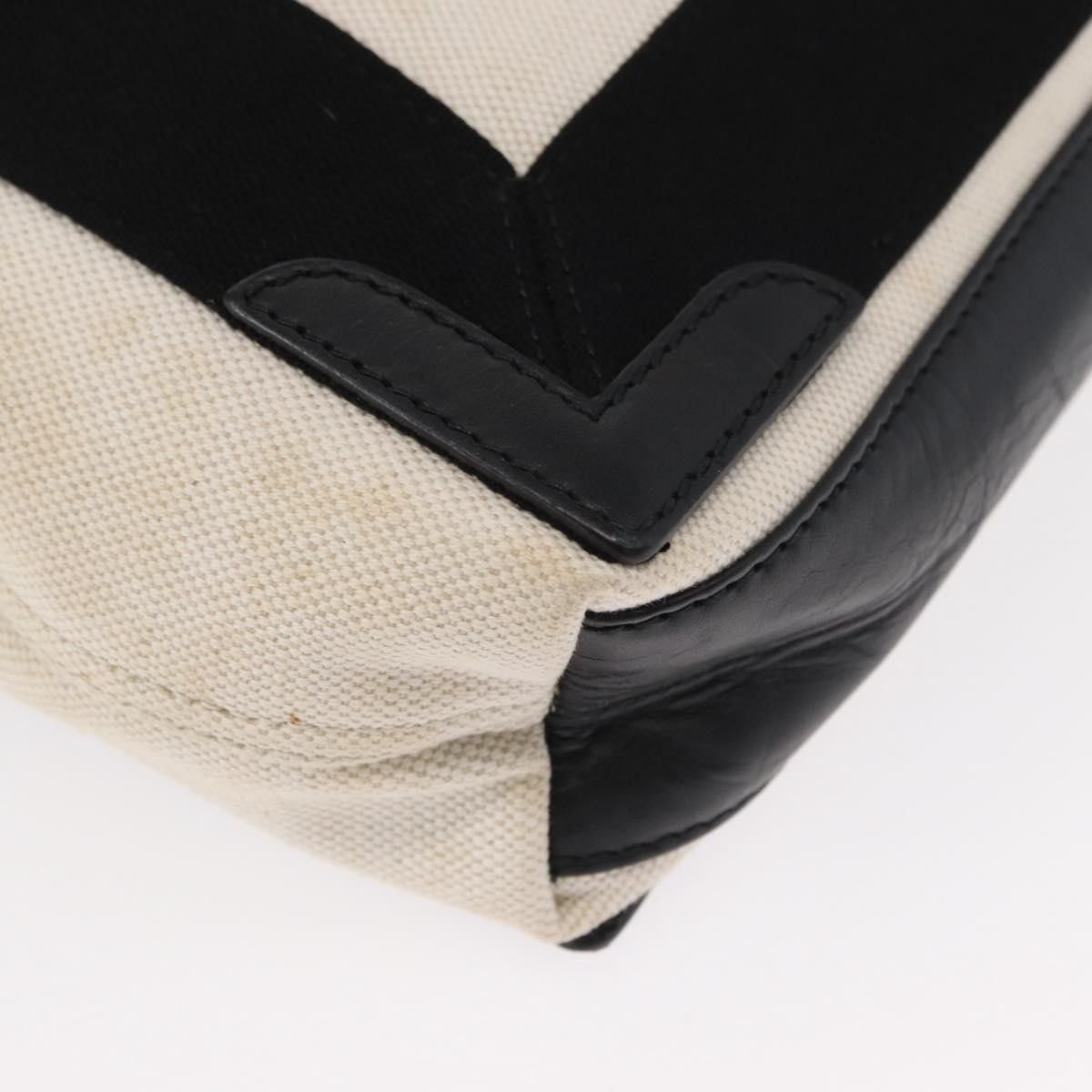 Balenciaga Balenciaga Navy Cabas Canvas with Leather Size ONE SIZE - 9 Thumbnail