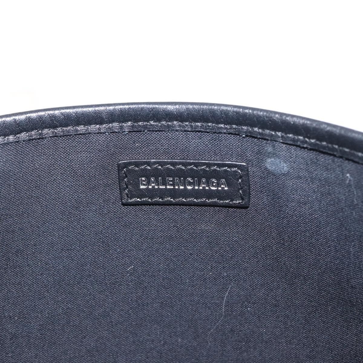Balenciaga Balenciaga Navy Cabas Canvas with Leather Size ONE SIZE - 6 Thumbnail