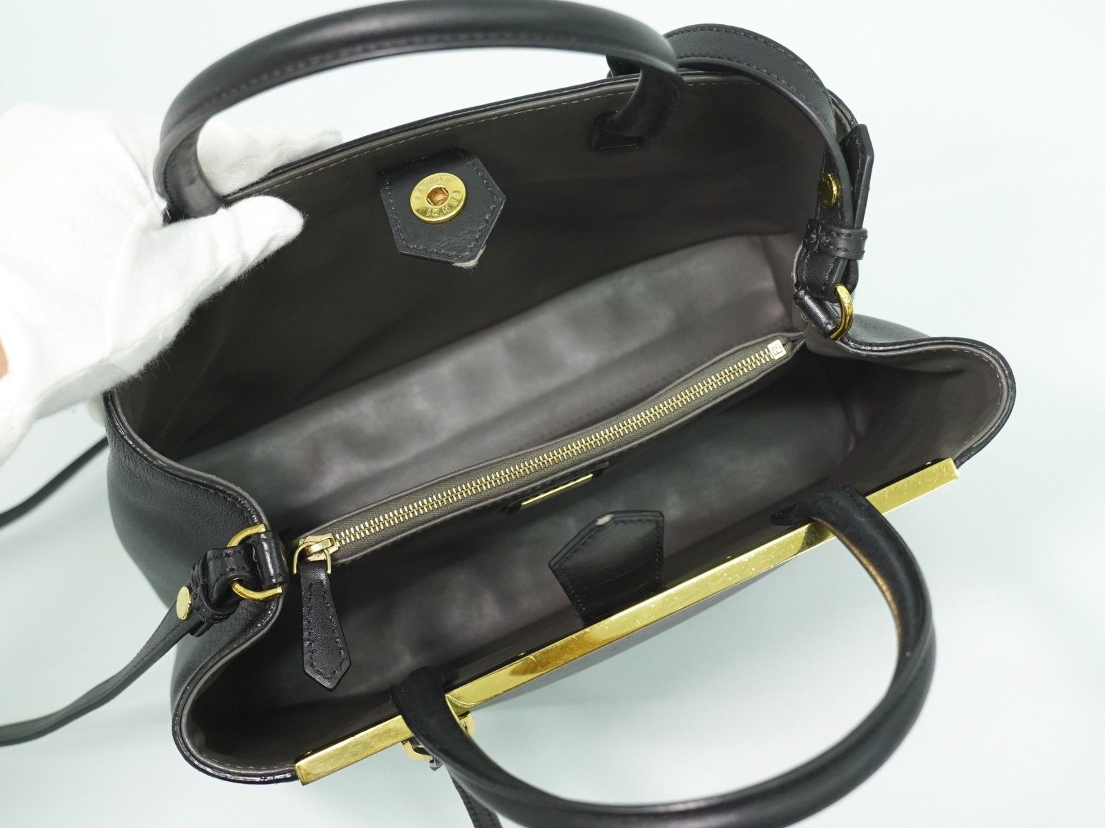 Fendi Fendi 2Jours Bag Leather Size ONE SIZE - 16 Thumbnail