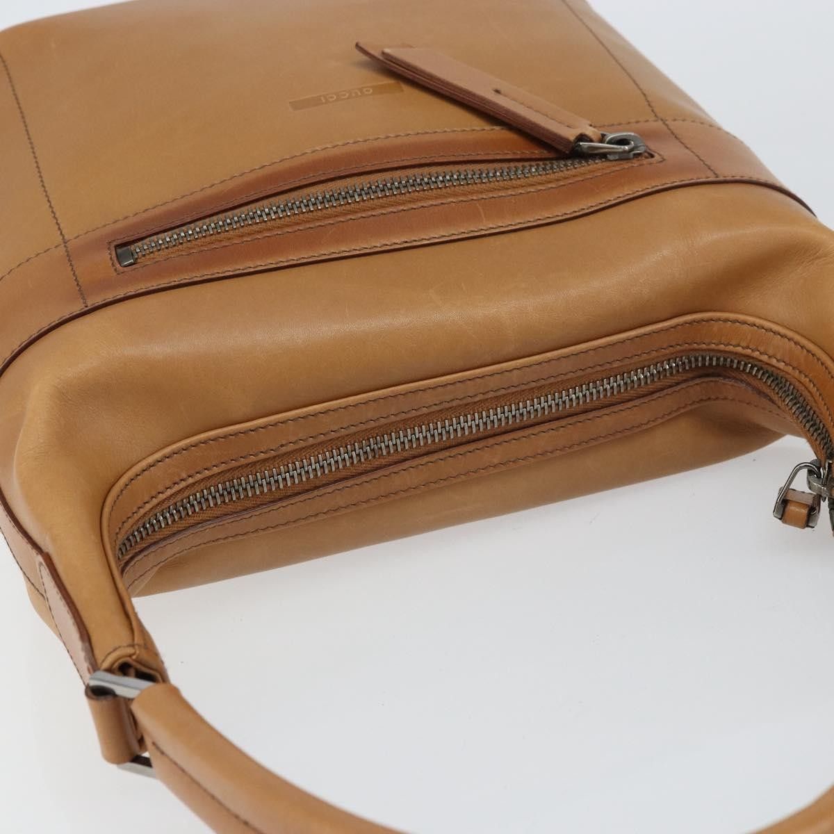 Gucci Gucci Vintage Handbag Leather Size ONE SIZE - 17 Thumbnail