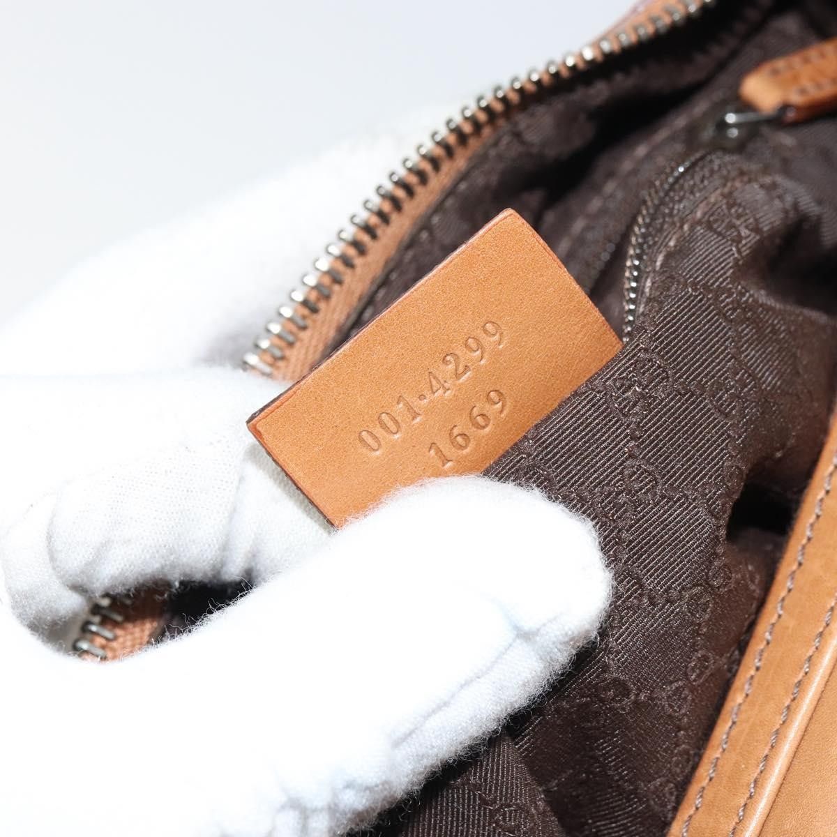 Gucci Gucci Vintage Handbag Leather Size ONE SIZE - 7 Thumbnail