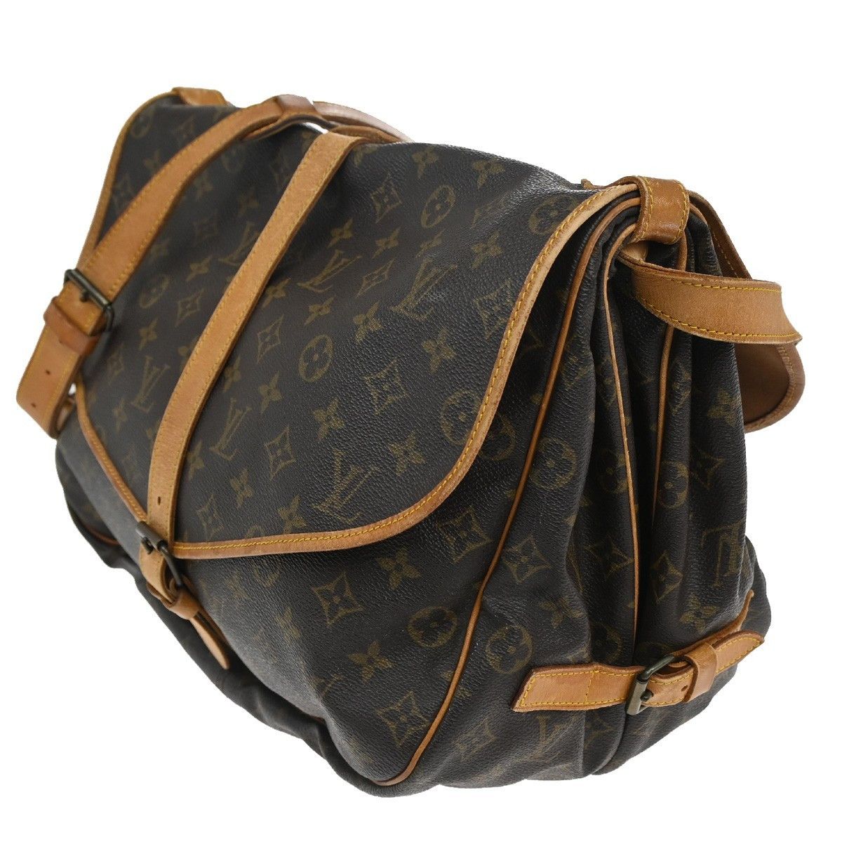 Louis Vuitton Louis Vuitton Saumur Handbag Monogram Canvas Size ONE SIZE - 3 Thumbnail