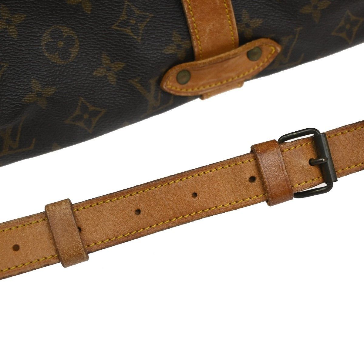 Louis Vuitton Louis Vuitton Saumur Handbag Monogram Canvas Size ONE SIZE - 11 Thumbnail