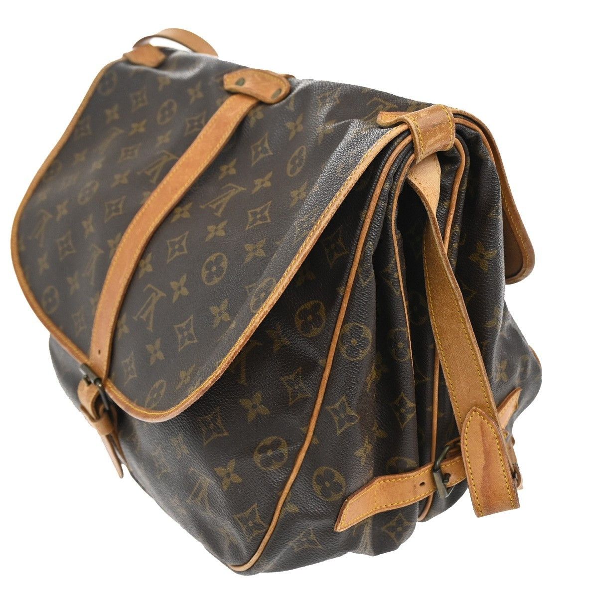 Louis Vuitton Louis Vuitton Saumur Handbag Monogram Canvas Size ONE SIZE - 4 Thumbnail