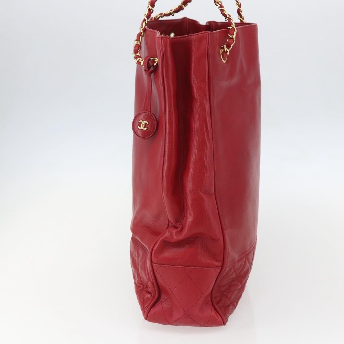 Chanel Chanel Vintage Shopping Tote Lambskin Size ONE SIZE - 4 Thumbnail