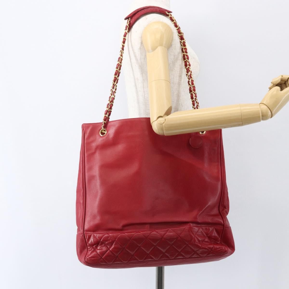 Chanel Chanel Vintage Shopping Tote Lambskin Size ONE SIZE - 15 Thumbnail