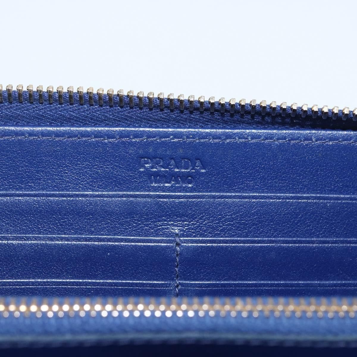 Prada Prada Zip Around Organizer Saffiano Leather with Applique Size ONE SIZE - 6 Thumbnail