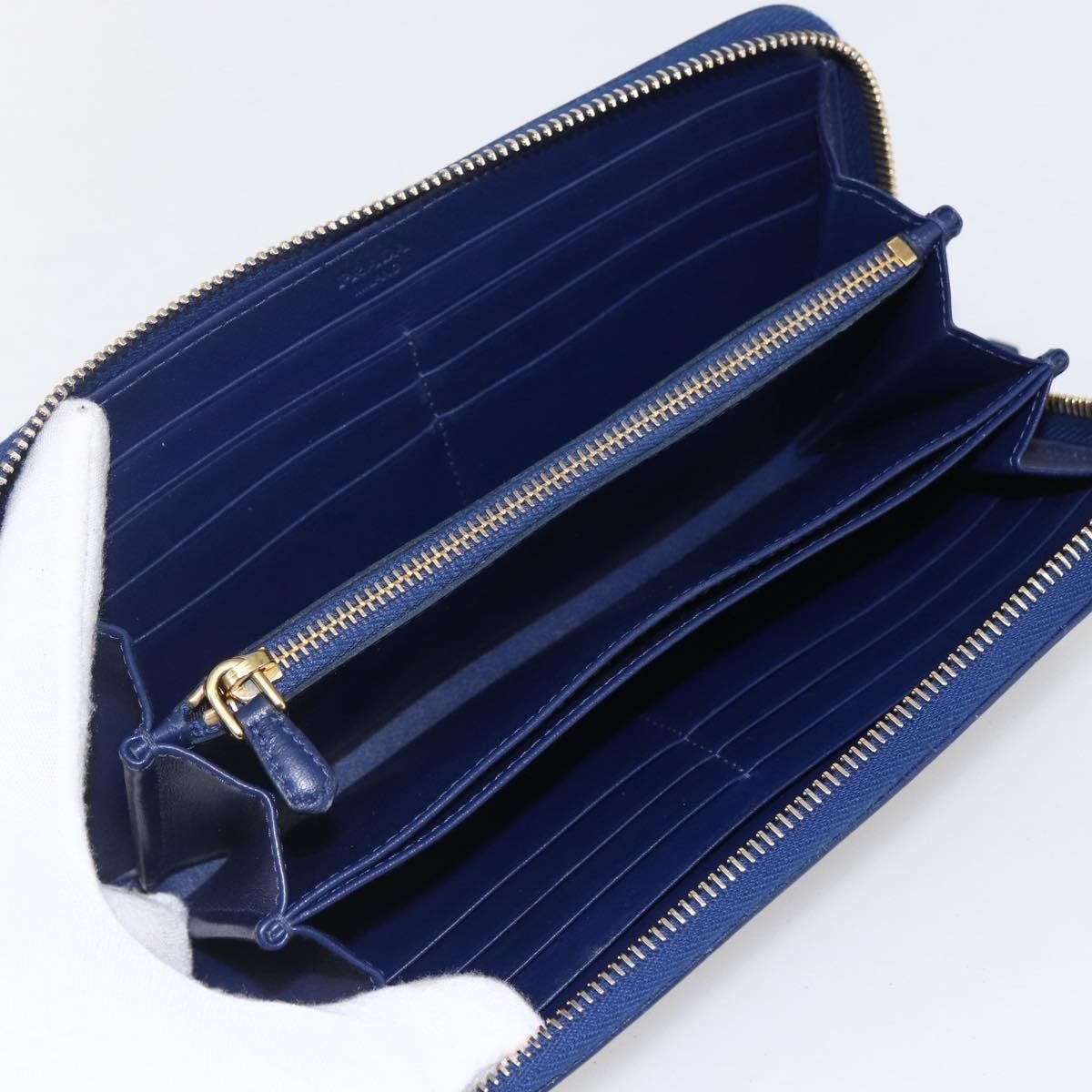 Prada Prada Zip Around Organizer Saffiano Leather with Applique Size ONE SIZE - 5 Thumbnail