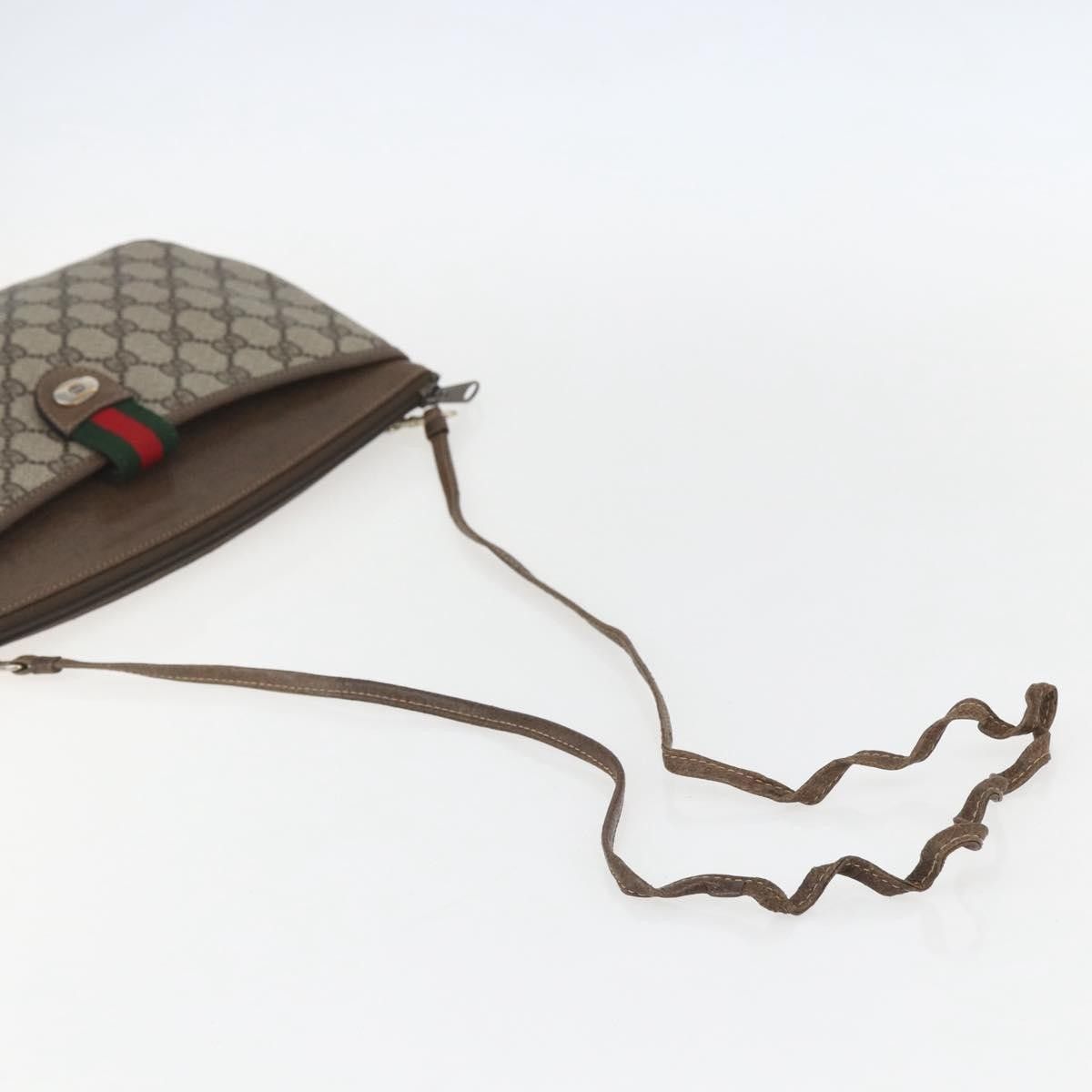 Gucci Gucci Vintage Web Crossbody Bag GG Coated Canvas Size ONE SIZE - 8 Thumbnail