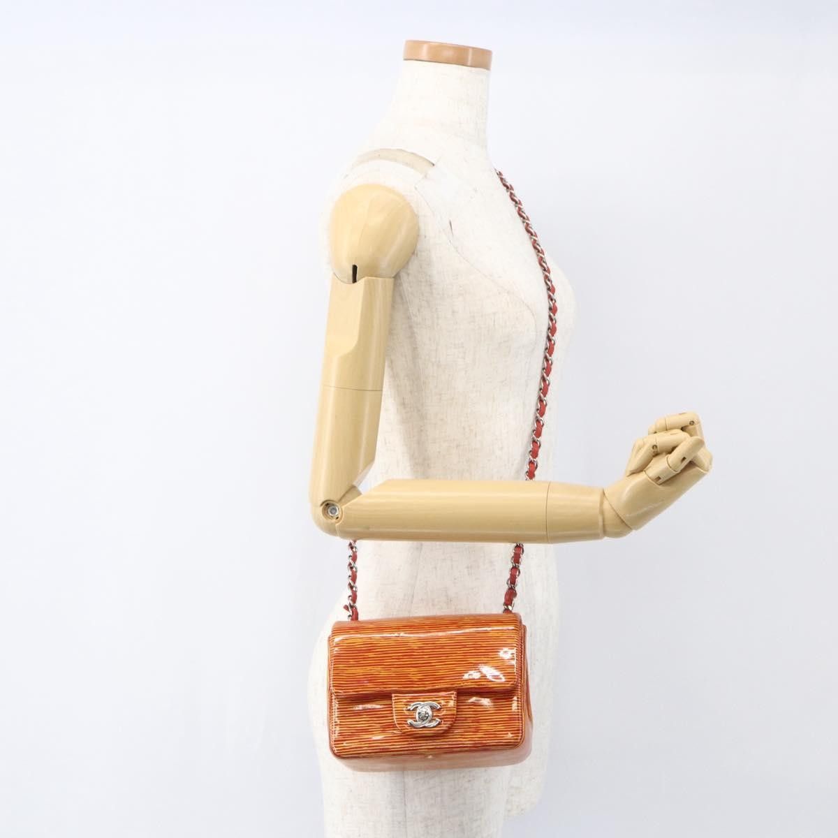Chanel Chanel Square Classic Single Flap Bag Printed Patent Size ONE SIZE - 15 Thumbnail