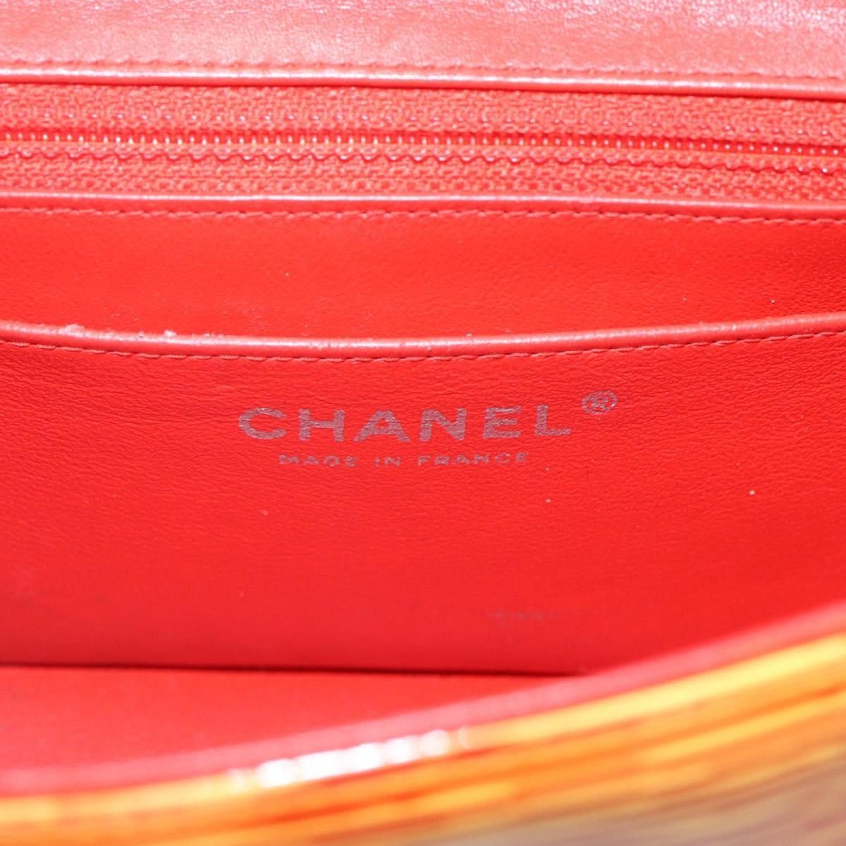 Chanel Chanel Square Classic Single Flap Bag Printed Patent Size ONE SIZE - 6 Thumbnail