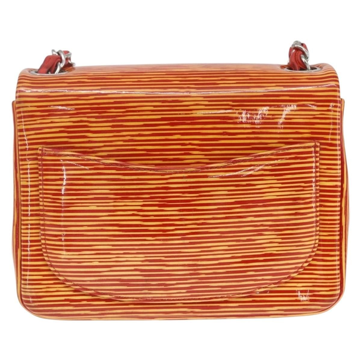 Chanel Chanel Square Classic Single Flap Bag Printed Patent Size ONE SIZE - 2 Thumbnail
