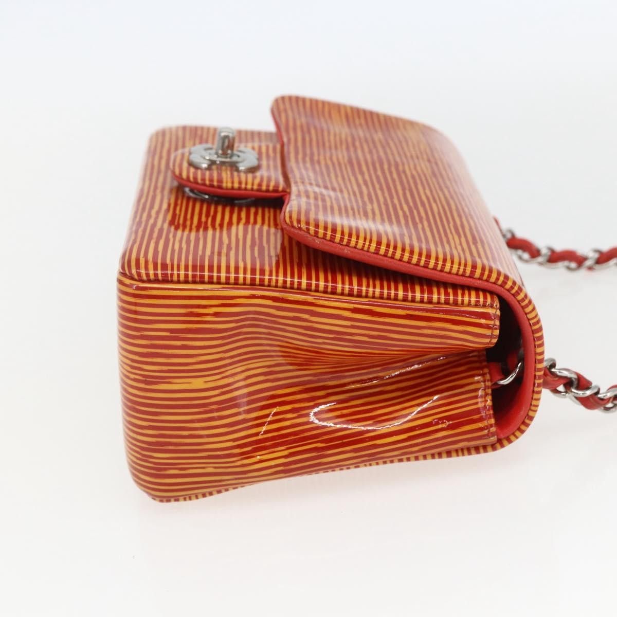 Chanel Chanel Square Classic Single Flap Bag Printed Patent Size ONE SIZE - 4 Thumbnail