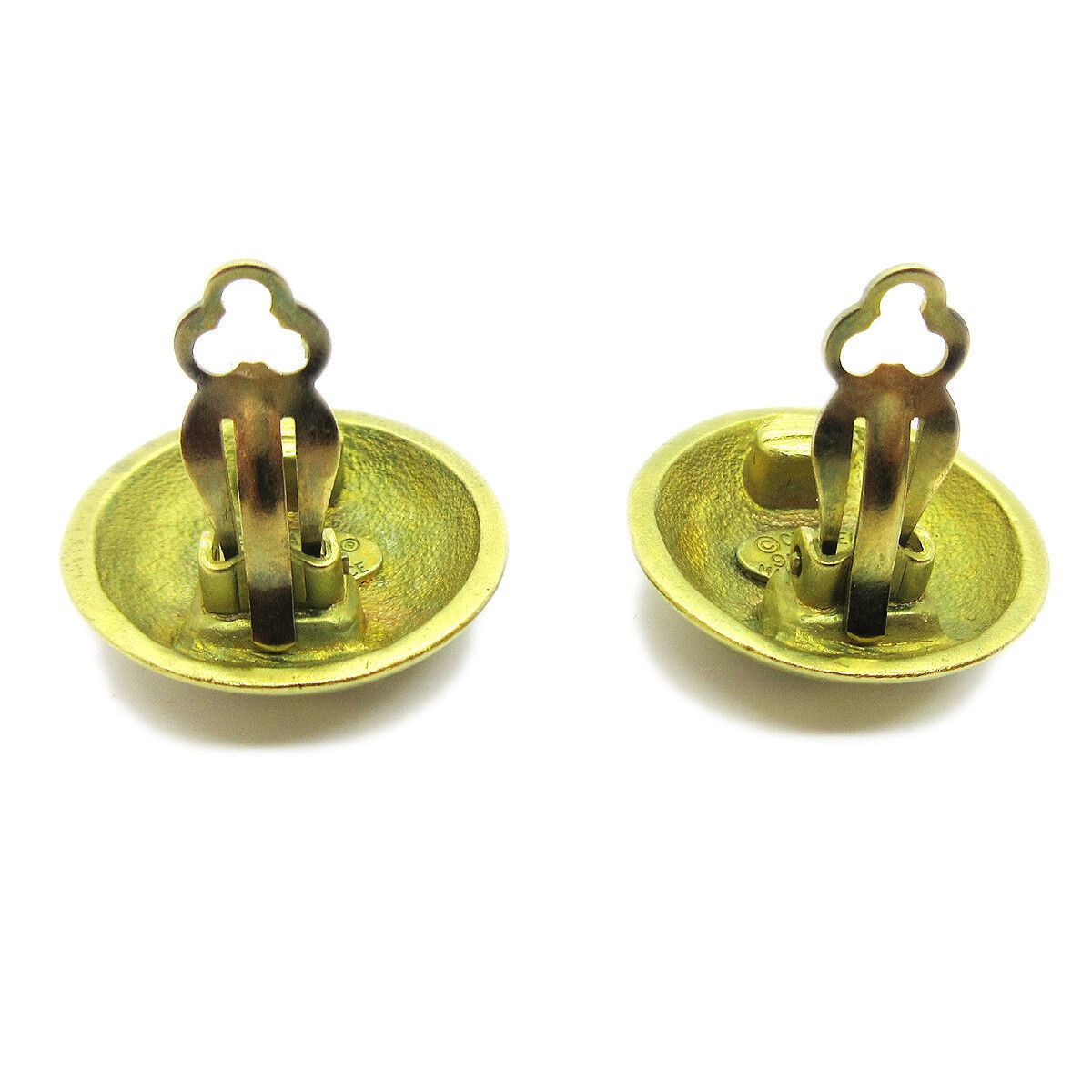 Chanel Chanel CC Button Clip-On Earrings Metal Size ONE SIZE - 2 Thumbnail