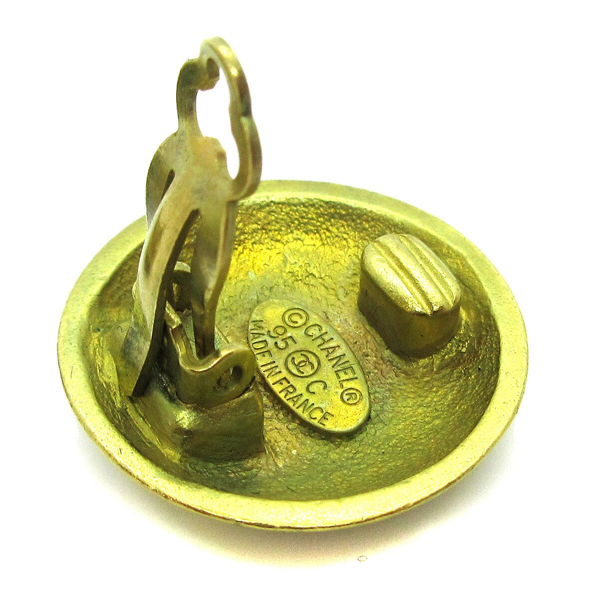 Chanel Chanel CC Button Clip-On Earrings Metal Size ONE SIZE - 4 Thumbnail