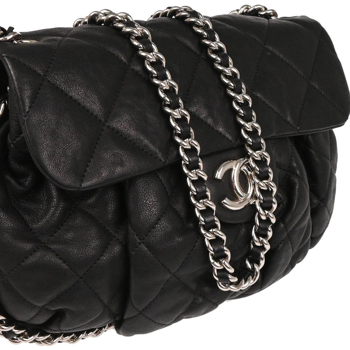 Chanel Chanel Chain Around Flap Bag Quilted Leather Size ONE SIZE - 3 Thumbnail