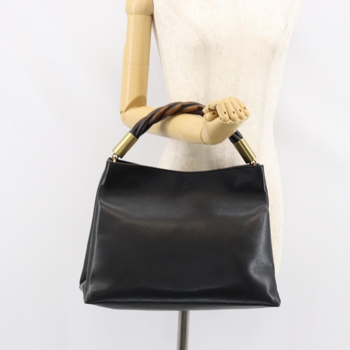 Gucci Gucci Vintage Handbag Leather Size ONE SIZE - 14 Thumbnail