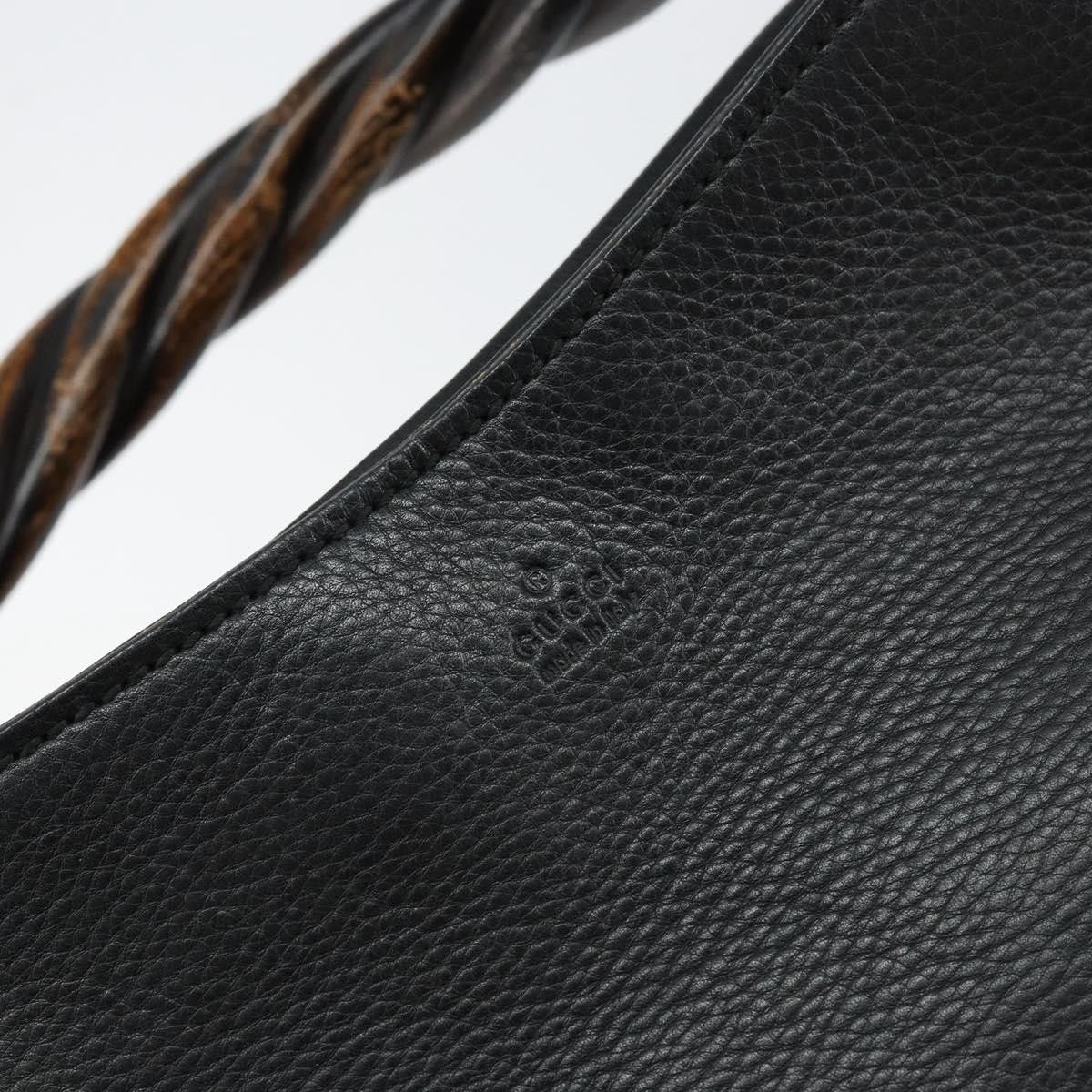 Gucci Gucci Vintage Handbag Leather Size ONE SIZE - 18 Thumbnail