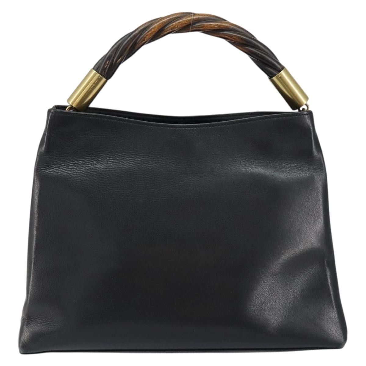 Gucci Gucci Vintage Handbag Leather Size ONE SIZE - 2 Thumbnail