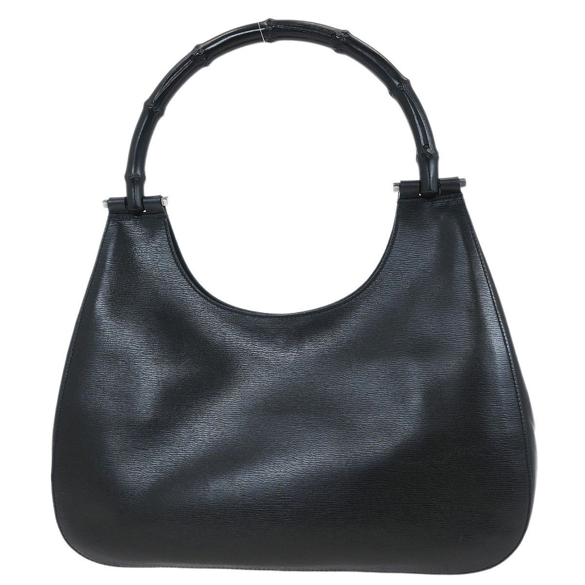 Gucci Gucci Vintage Bamboo Handle Bag Leather Size ONE SIZE - 2 Thumbnail