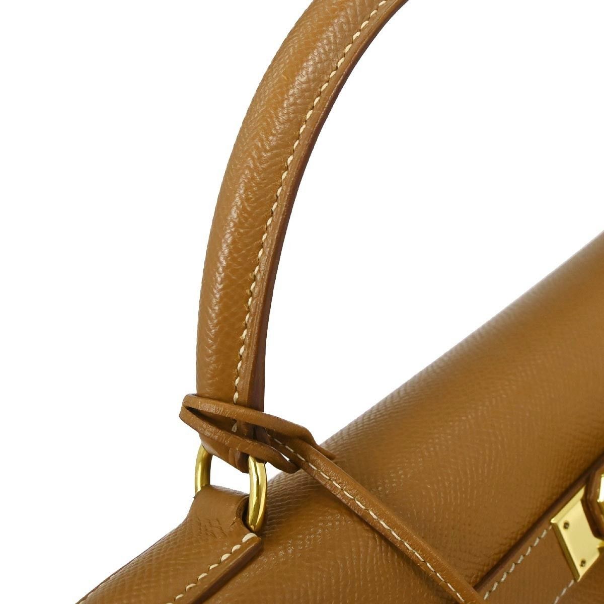 Hermes Hermes Kelly Handbag Calf leather with hardware gold Size ONE SIZE - 6 Thumbnail