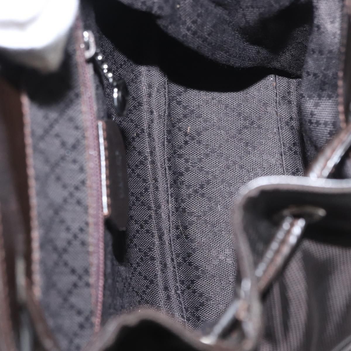 Gucci Gucci Vintage Bamboo Backpack Nylon and Patent Leather Size ONE SIZE - 5 Thumbnail
