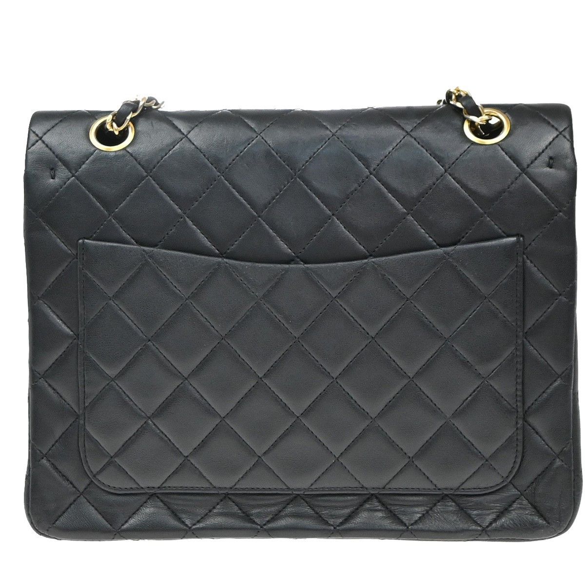 Chanel Chanel Vintage Classic Double Flap Bag Quilted Lambskin Size ONE SIZE - 2 Thumbnail