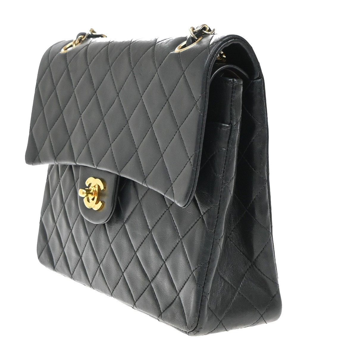Chanel Chanel Vintage Classic Double Flap Bag Quilted Lambskin Size ONE SIZE - 3 Thumbnail