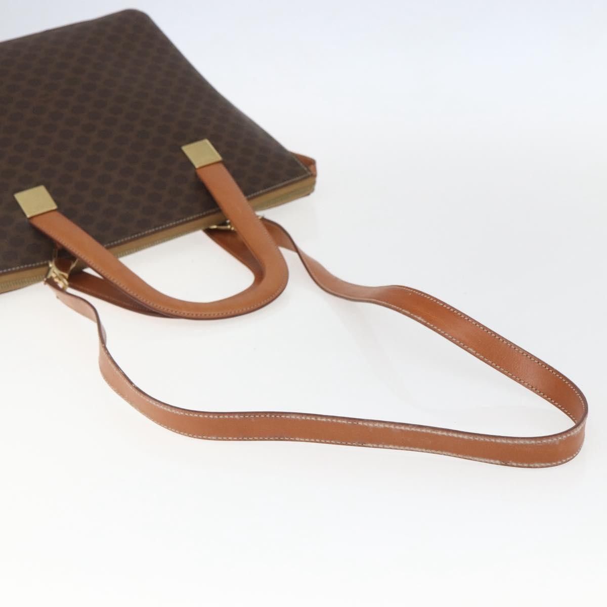 Celine Celine Vintage Macadam Handbag Canvas and Leather Size ONE SIZE - 15 Thumbnail