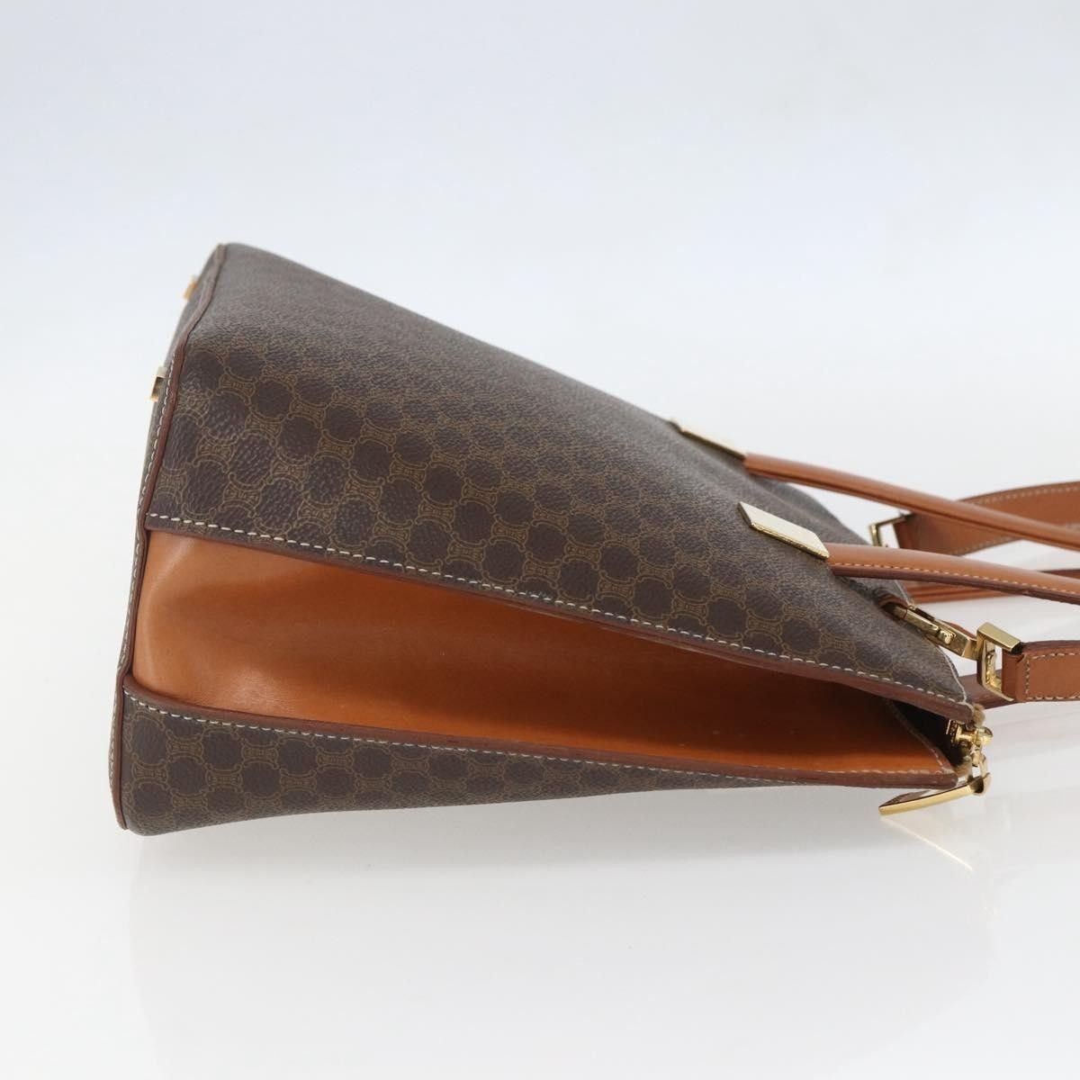 Celine Celine Vintage Macadam Handbag Canvas and Leather Size ONE SIZE - 4 Thumbnail