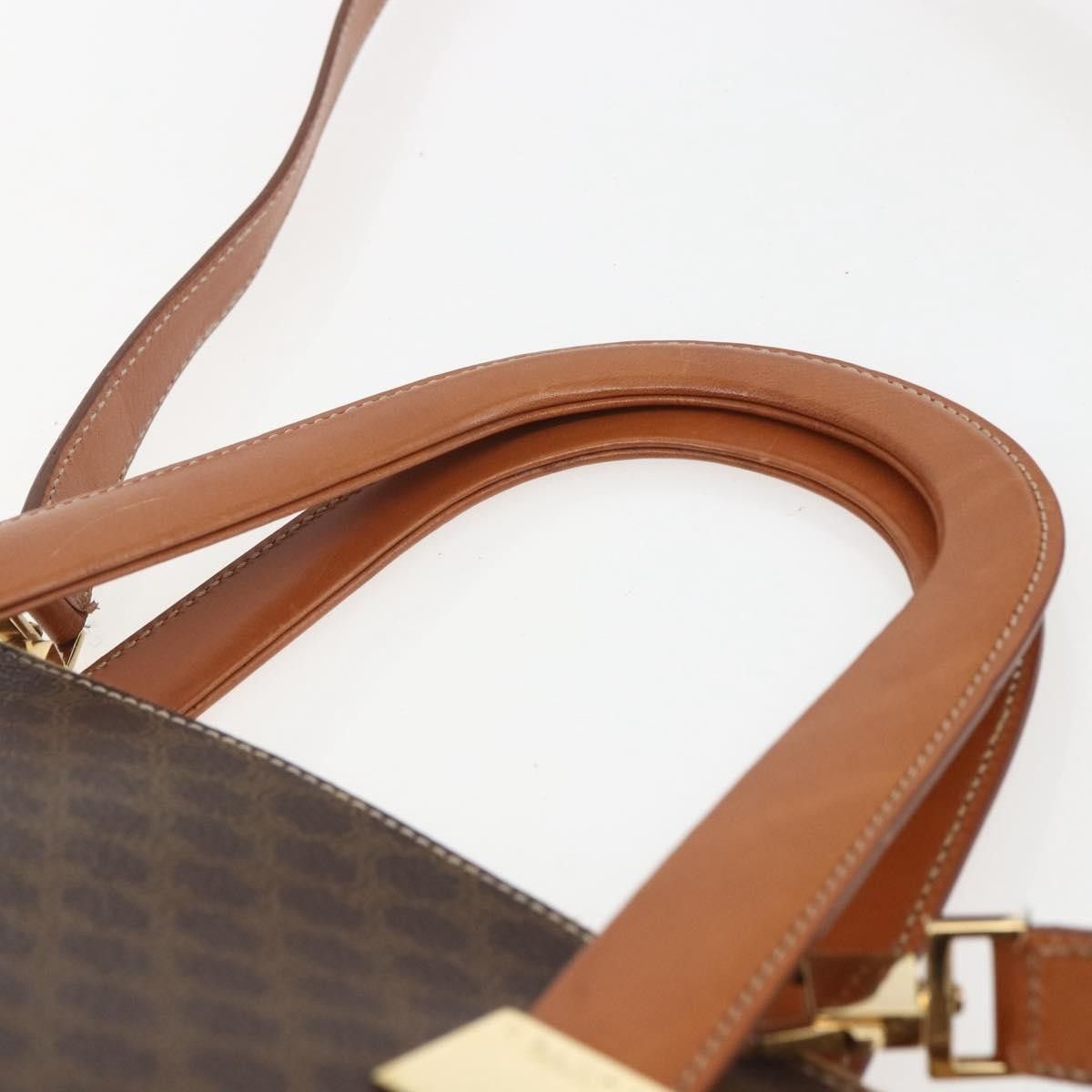 Celine Celine Vintage Macadam Handbag Canvas and Leather Size ONE SIZE - 19 Thumbnail