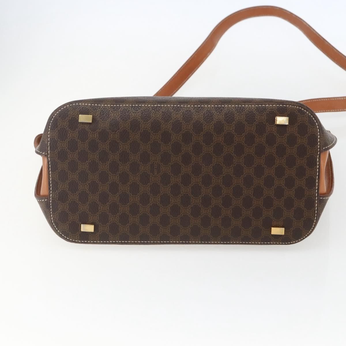 Celine Celine Vintage Macadam Handbag Canvas and Leather Size ONE SIZE - 13 Thumbnail