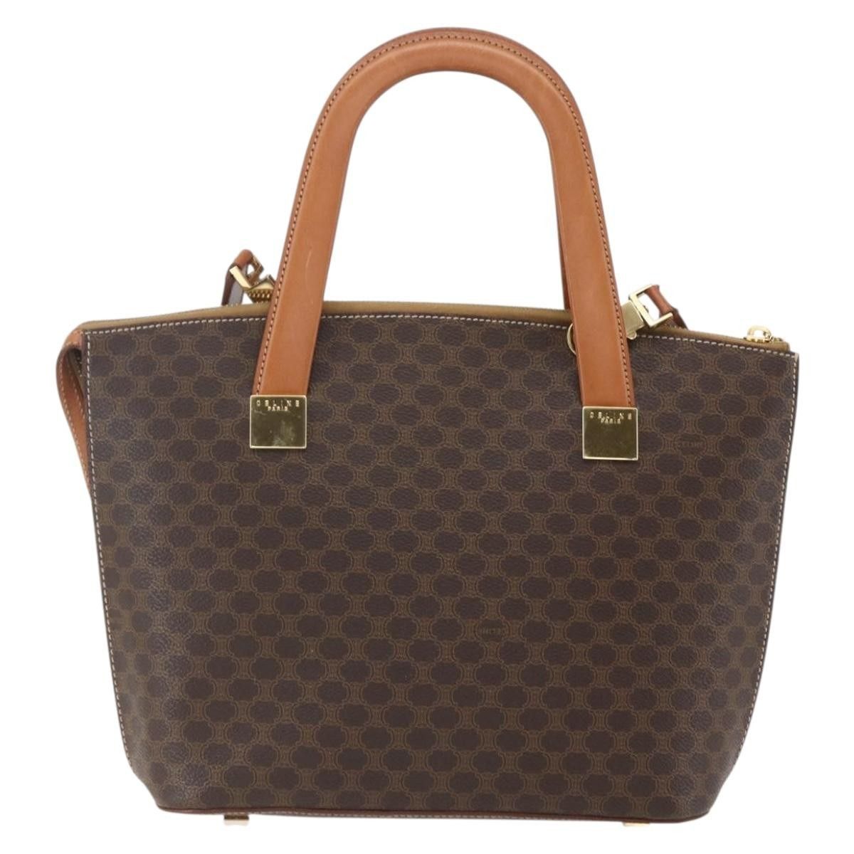Celine Celine Vintage Macadam Handbag Canvas and Leather Size ONE SIZE - 18 Thumbnail