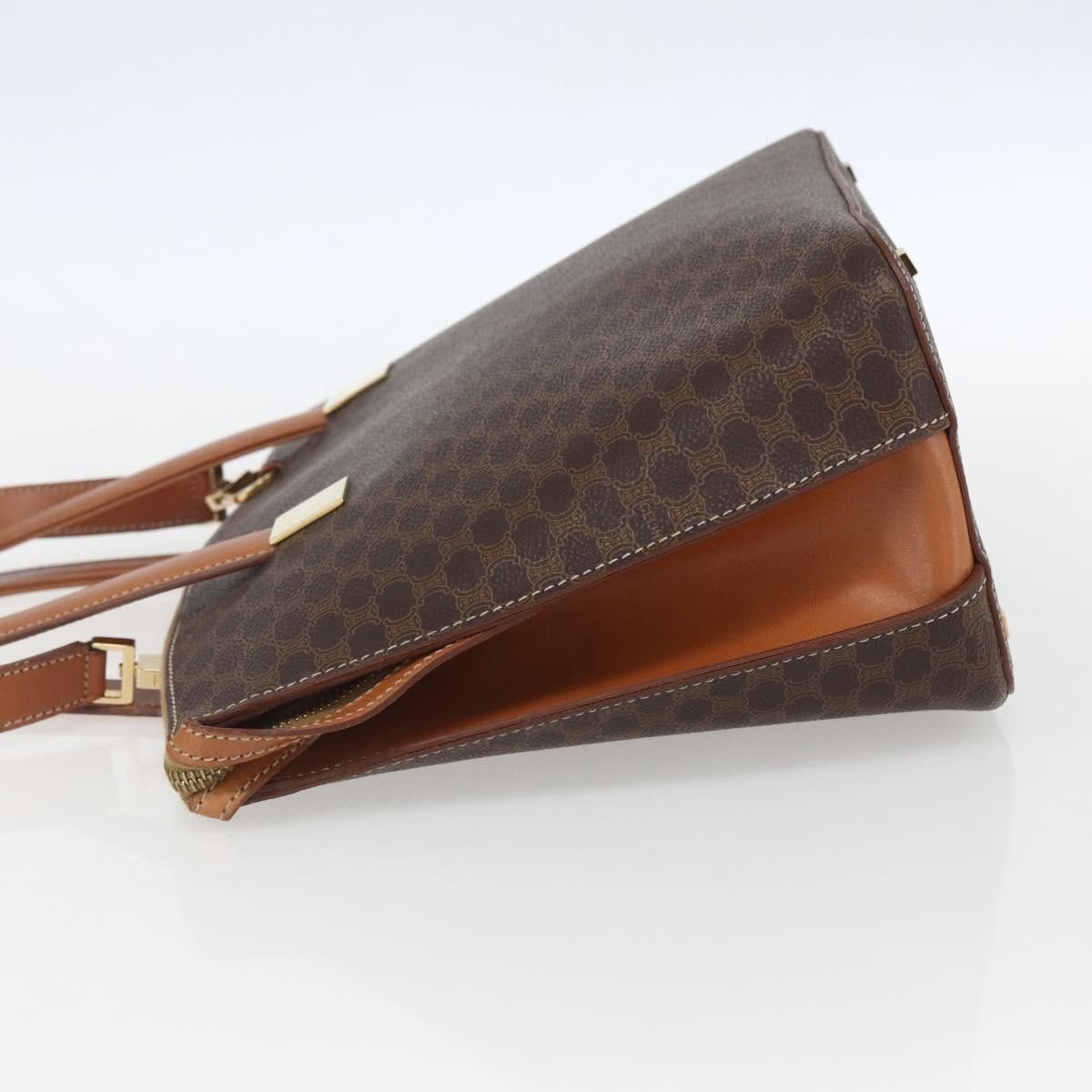 Celine Celine Vintage Macadam Handbag Canvas and Leather Size ONE SIZE - 3 Thumbnail