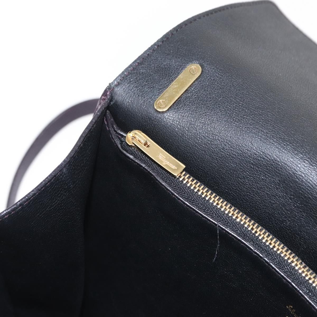 Salvatore Ferragamo Salvatore Ferragamo Gancini Shoulder Bag Leather Size ONE SIZE - 23 Thumbnail