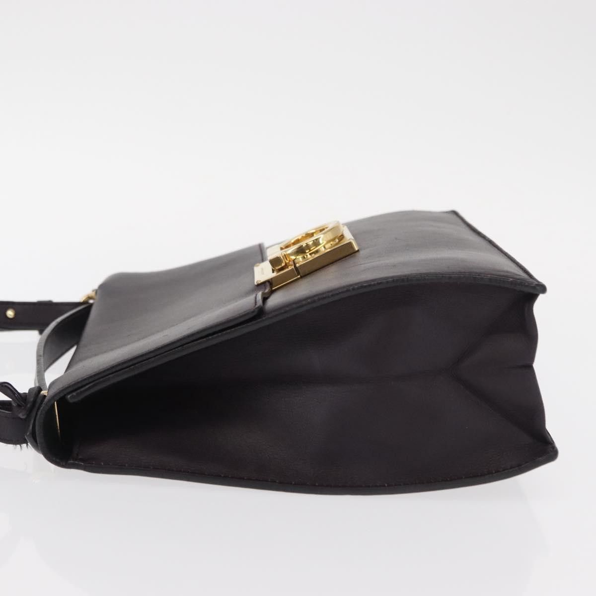 Salvatore Ferragamo Salvatore Ferragamo Gancini Shoulder Bag Leather Size ONE SIZE - 4 Thumbnail